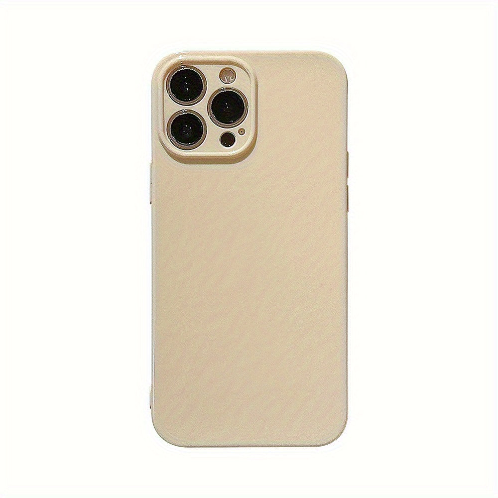 Phone Case - Easy Ins Macaron Solid Color Phone Case Suitable for Apple 15\u002F14\u002F13\u002F12\u002F11 Series